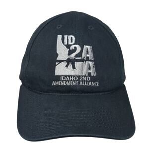 Idaho 2nd Amendment Alliance Baseball Cap Black One Size Adjustable Graffiti